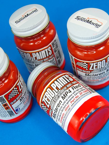 マルボーロ Zero Paints ZP-1602: Paints set for airbrush McLaren MP4 Marlboro